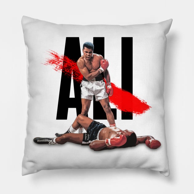 Muhammad Ali Pillow by Juantamad