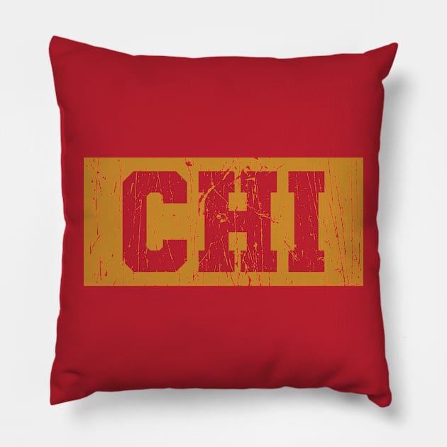 CHI / Blackhawks Pillow by Nagorniak