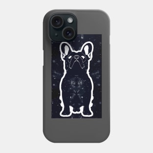 French Bulldog Minimal Black and White Artwork Phone Case