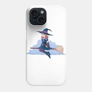 Cute Flying Witch Girl Phone Case