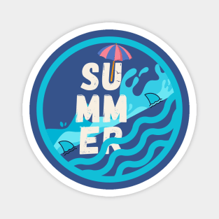 Hello summer team Magnet