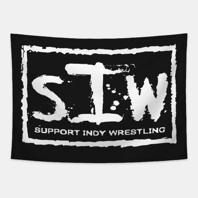 support indy wrestling Tapestry by WestGhostDesign707