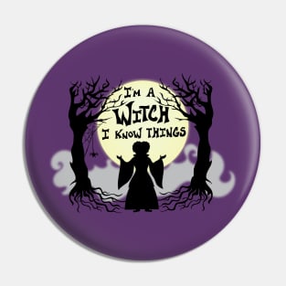 Hocus Pocus Witchcraft Pin