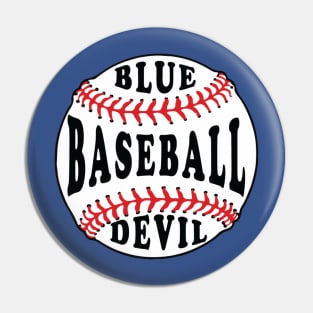 Blue Devil Baseball Pin