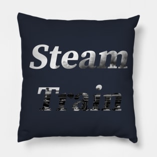 Steam Train, Text Pillow