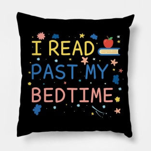 I Read Past My Bedtime Pillow