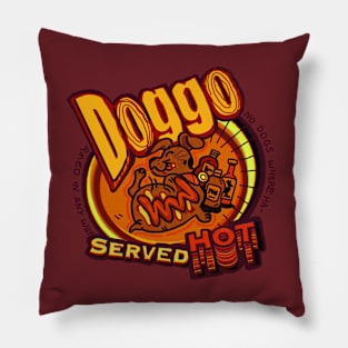 Doggo served hot Pillow