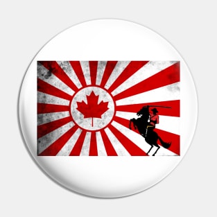 Canadian Samurai Pin