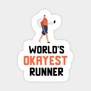 World's Okayest Runner Magnet