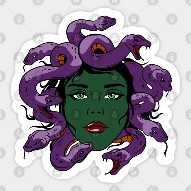 Medusa - Greek mythology' Sticker