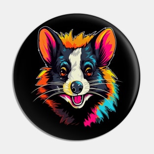 Skunk Smiling Pin