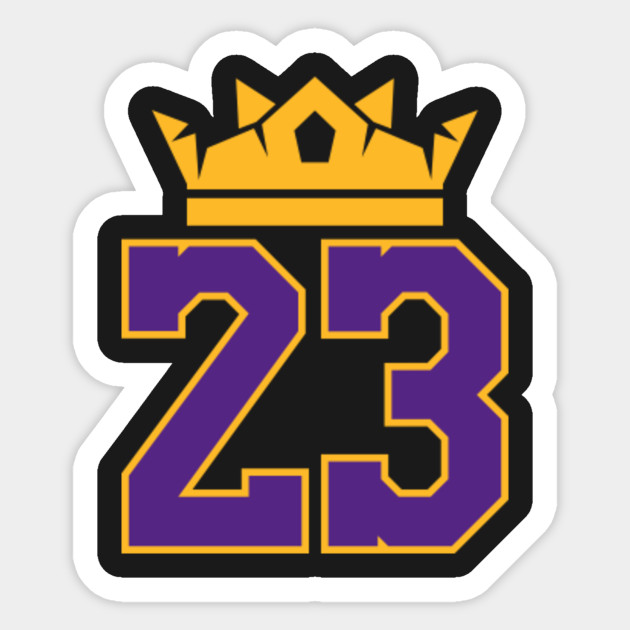 King James Lakers 23 - Lebron James - Sticker | TeePublic
