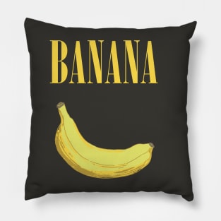 Banana band t-shirt Pillow