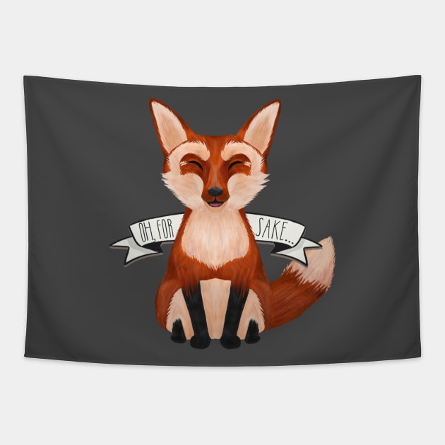 Oh, For Fox Sake Tapestry by Desertfox