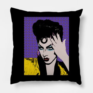 Violet Chachki style pop art Pillow