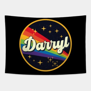 Darryl // Rainbow In Space Vintage Style Tapestry