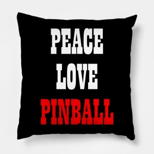 Peace Love Pinball Standard Pillow