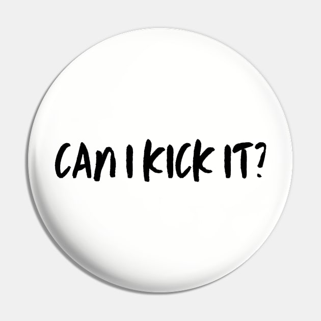 Can I Kick It Charlie Brown Pin by abahanom