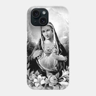 Our Lady of the Sacred Heart Phone Case