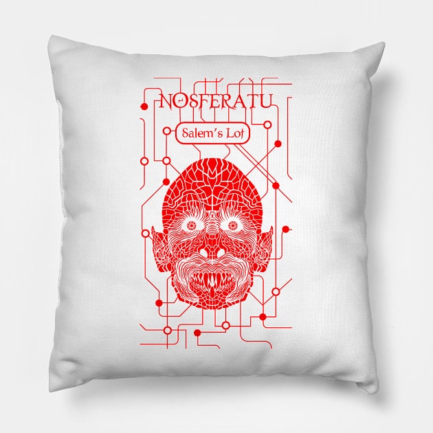 Nosferatu Vampire Classic Pillow by WikiDikoShop