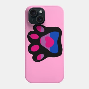 Bisexual Paw Print Phone Case