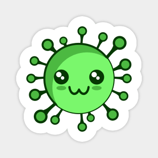 cute corona virus emoji Magnet