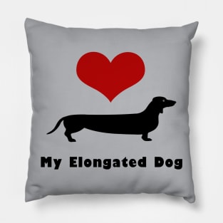 My Elongated Dog Pillow