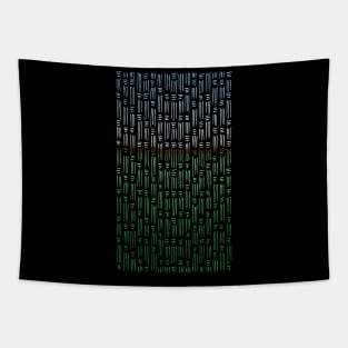 Landscape Minimal Pattern Design Tapestry