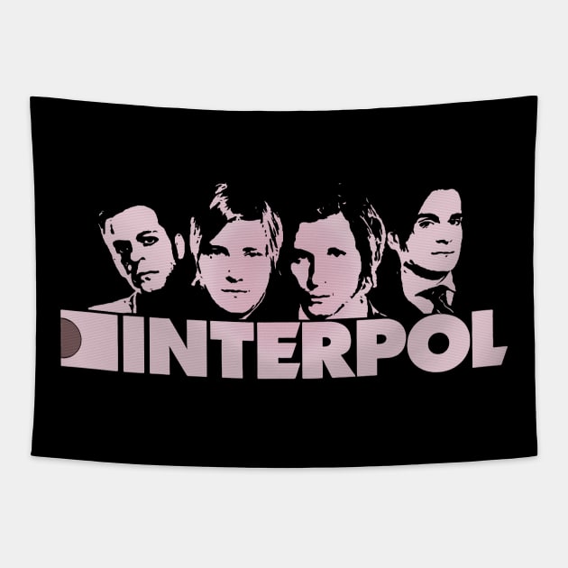 Interpol Band Rock Tapestry by StoneSoccer