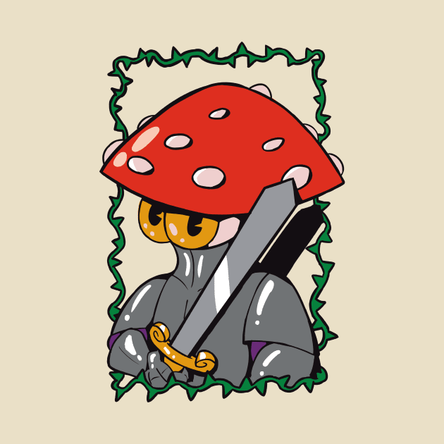 ogrish - fungal warrior by Phyllomedusa