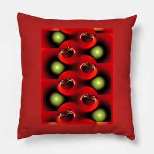 Apples Fractal Pillow