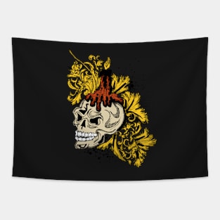 Skull-Hawk Tapestry