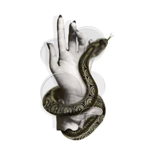 Snake around a hand T-Shirt