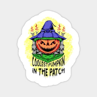 Coolest Pumpkin In The Patch - Coolest Halloween Magnet