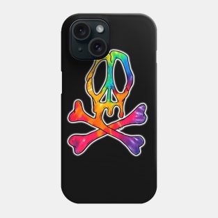 Tie Dye Peace Skull Phone Case