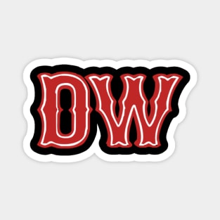 DW Boston Pride Red Sox Magnet