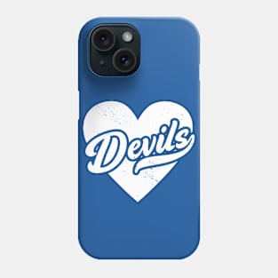 Vintage Devils School Spirit // High School Football Mascot // Go Devils Phone Case