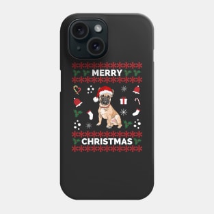 Merry Woofmas Bulldog Christmas Holiday - Bulldog Merry Woofmas Christmas Gift Phone Case