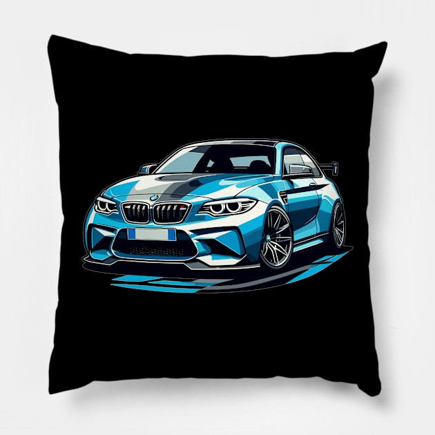 BMW M2 Pillow by Vehicles-Art