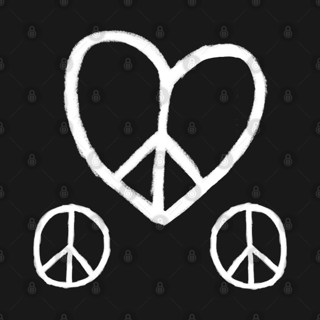 Heart Peace, Peace Love Symbols, Peace Sign by badlydrawnbabe