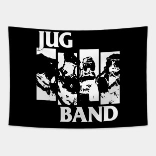 Coming up next... The Black Jug Flag Band! Tapestry