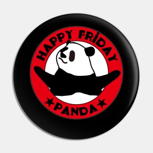 Panda’s Happy Friday Pin