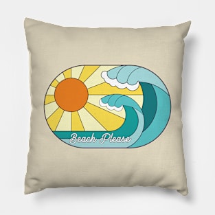 Beach Please Pillow