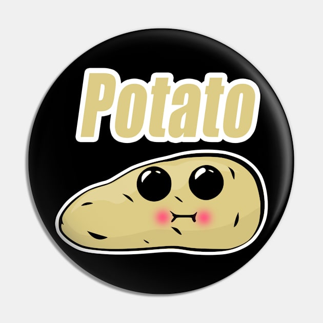 Funny amine face potato Pin by CaptainHobbyist