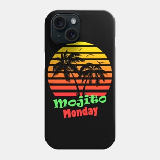Mojito Monday 80s Sunset Phone Case