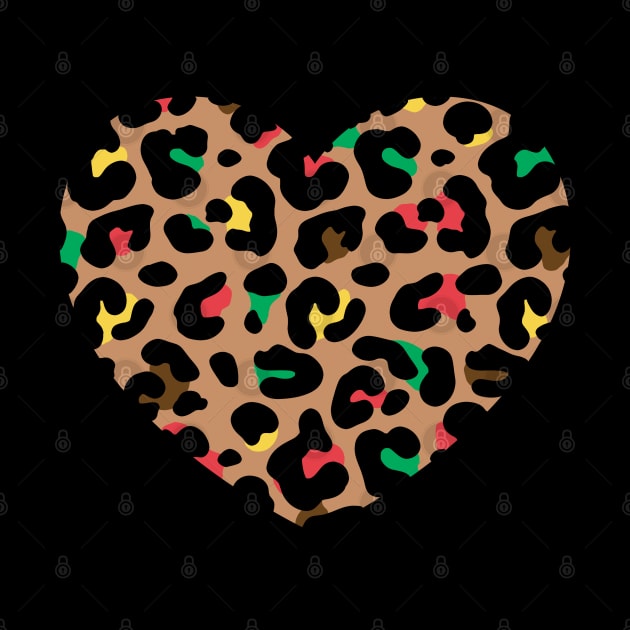 BHM Leopard Print Heart by DaphInteresting