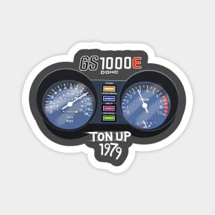 The legendary GS 1000 E Motorcyle Ton Up Magnet