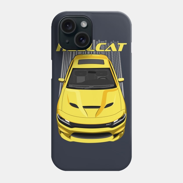 Charger Hellcat - Yellow Phone Case by V8social