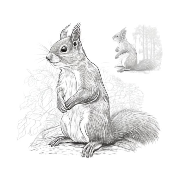 Squirrel by Sabkk