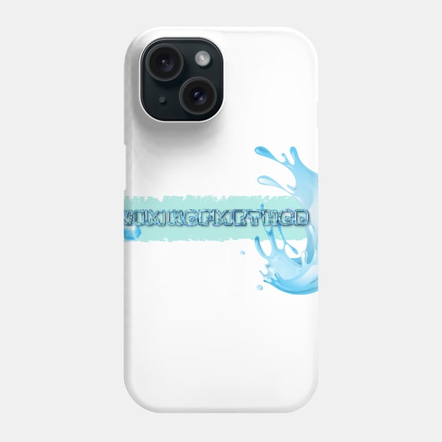 ice cubes on a water splashed blue border Phone Case by Kidrock96